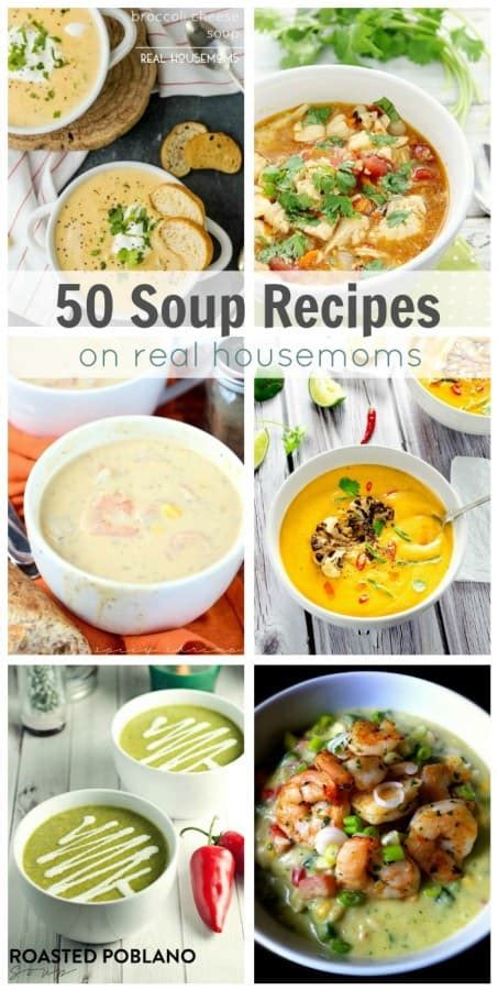 50 Soup Recipes ⋆ Real Housemoms