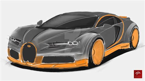 Bugatti Chiron Pur Sport Drawing Sketch Of A Bugatti Chiron Super Sport ...