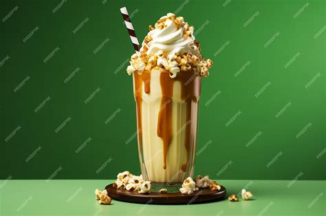Premium Ai Image Caramel Heaven Milkshake