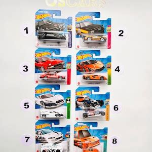Hot Wheels Premium Car Choose The One You Want Lamborghini Bugatti Skyline Supra NSX Etsy