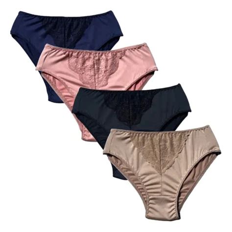 Kit Calcinha Senhora Feminino Idosa Lingerie Calçola Renda MercadoLivre