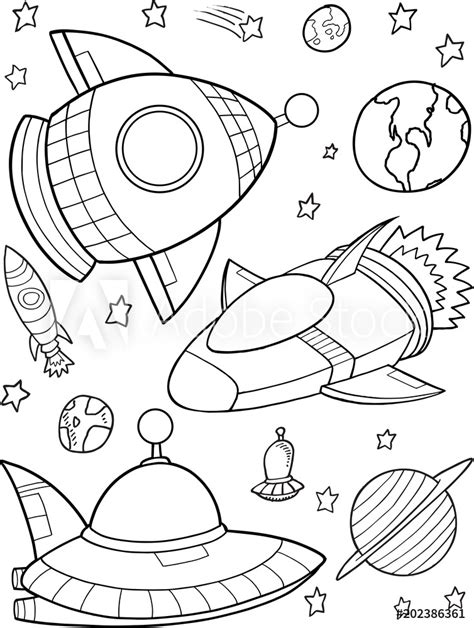 Space Cartoon Drawing at PaintingValley.com | Explore collection of Space Cartoon Drawing