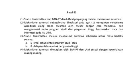 Kebijakan Akreditasi Permendikbudristek Dan Sinergi Dirjen Ptki