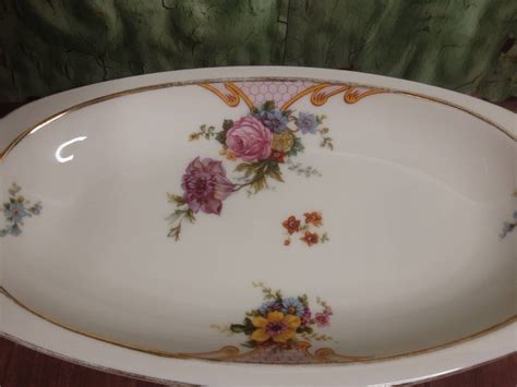 Epiag Czechoslovakia China Porcelain Serving Dish | Etsy