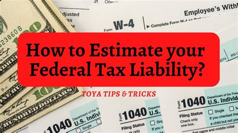 How To Estimate Federal Tax Withholdings Using The IRS Tax Withholding