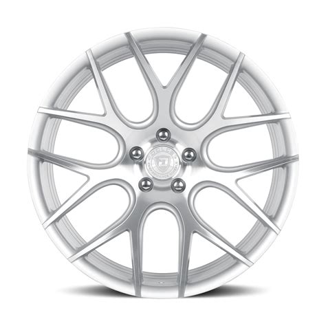monza gloss silver machine face dolcewheels