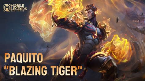 New Collector Skin Paquito Blazing Tiger Mobile Legends Bang