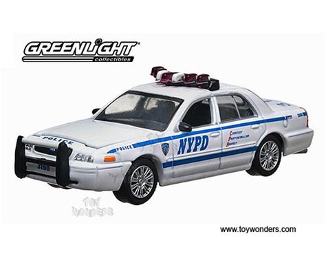 2008 Ford Nypd Crown Victoria Police Car 42690c 48 1 6 Scale Greenlight Hot Pursuit Series 12