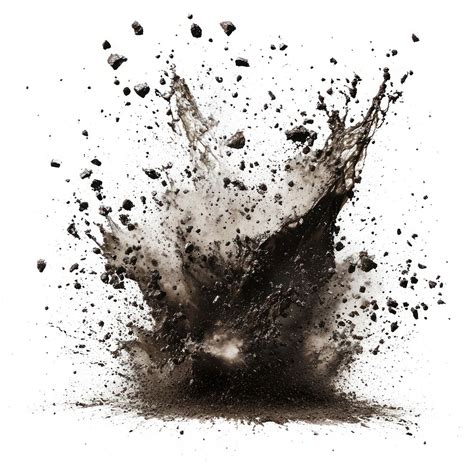 mud eruption explosion particles dramatic  photo rawpixel