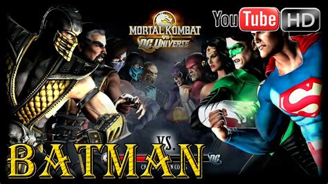 Mortal Kombat VS DC Universe Xbox 360 Batman Arcade Mode YouTube