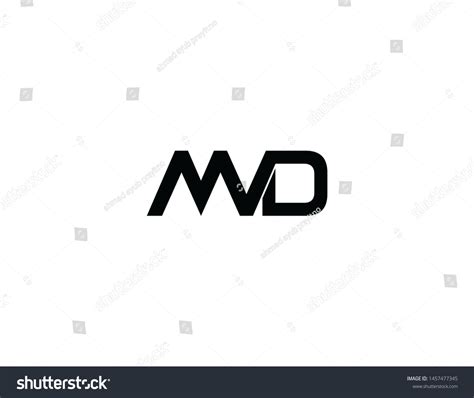 Mvd Original Monogram Logo Design Stock Illustration 1457477345 ...