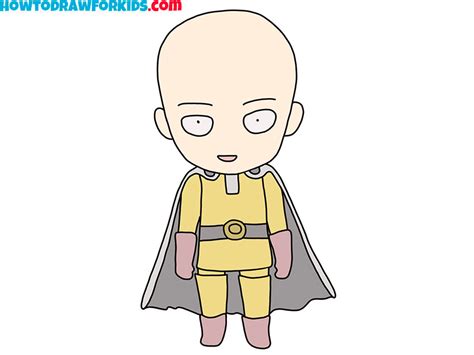 Learn To Draw Saitama From One Punch Man In Easy Steps Atelier Yuwaciaojp