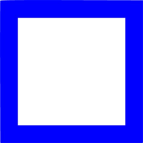 Blue Square Icon