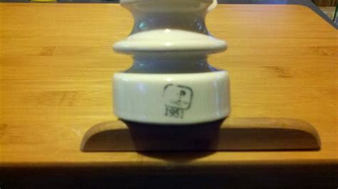 Heavy White Porcelain Insulator In Excellent Condition Marked 1951 Ebay