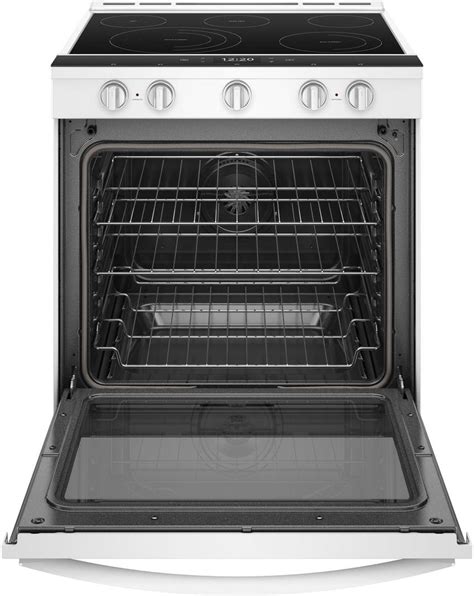 Wee750h0hw Whirlpool 30 Smart Slide In Electric Range With Frozen Bake