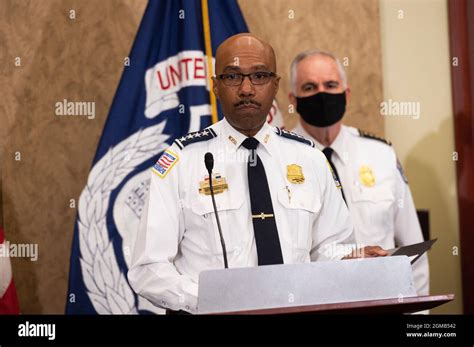 U S Capitol Chief Of Police Tom Manger Looks On As D C Metropolitan