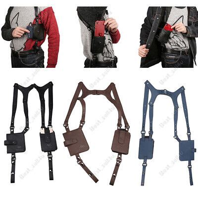 Anti Theft Hidden Underarm Strap Wallet Double Shoulder Pouch Holster