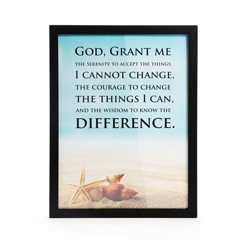 Buy M&W – Serenity Prayer Decor -- Serenity Prayer Framed, 17.3' X 13.4 ...