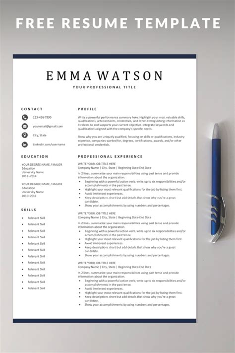 Mini Resume Template And Examples Concise And Impactful Proceffa