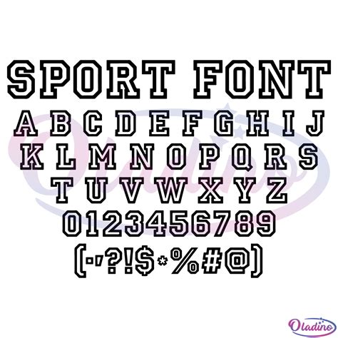 Sport Font SVG PNG Digital File, Sport Svg, Font Svg, Alphabet - Oladino