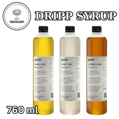 Jual Dripp Syrup Sirup Dripp Flavoured Minuman Ml Shopee