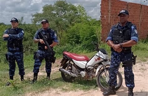 Vídeo ROMU da GCM Timon atende chamado e recupera moto roubada