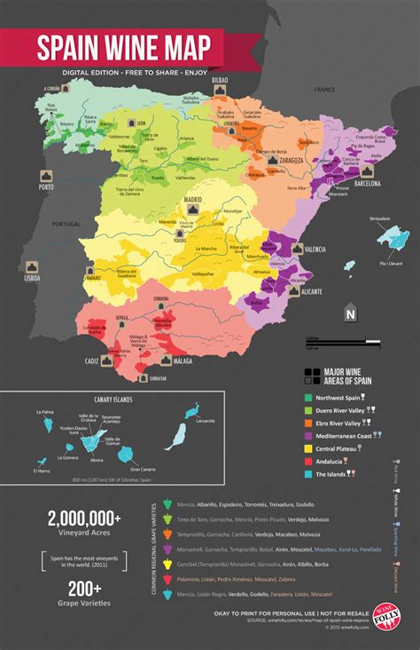 Map of Spain Wine Regions | Wine Folly | Vino de españa, Wine, Mapa de ...