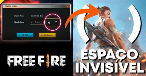 Espacio para nombre de Free Fire Cómo usar el espacio invisible en tu