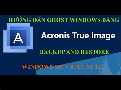 Recovery H I U H Nh Windows B Ng Acronis True Image Recovery