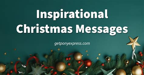 27 Inspirational Christmas Messages