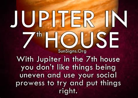 Jupiter In 7th House Meaning Sunsignsorg