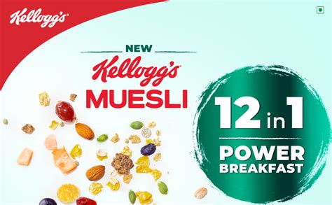 Kellogg S Muesli Fruit Magic 500G 12 In 1 Power Breakfast India S