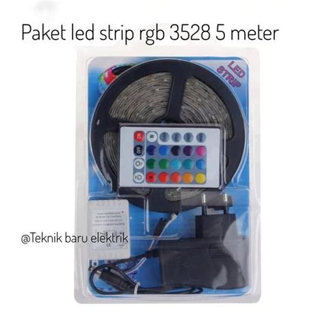 Jual Led Strip Rgb Ip Paket Lengkap Remote Outdoor Di Lapak