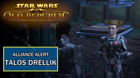 SWTOR Alliance Alert Talos Drellik Fighting Power With Knowledge