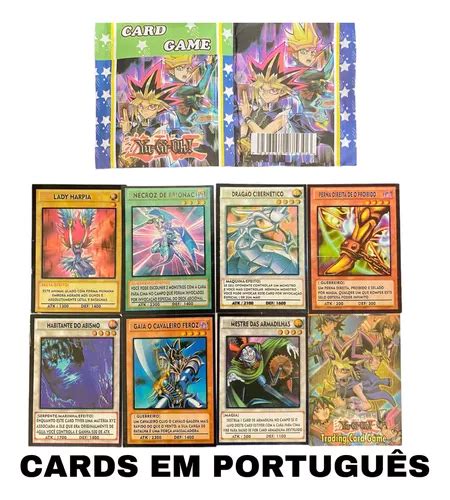 Kit Card Yugioh Yu gi oh 50 Pacotes 200 Figurinhas à venda em