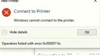 Fix Windows Cannot Connect To A Shared Printer Windows Os Hub