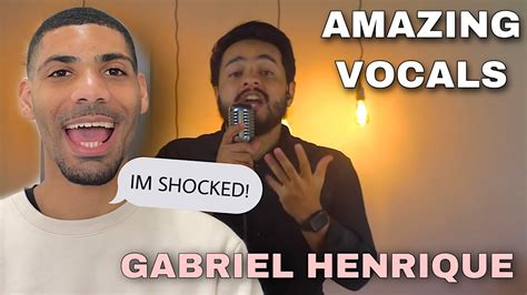 First Reaction To Gabriel Henrique I Want To Know What Love It Cover