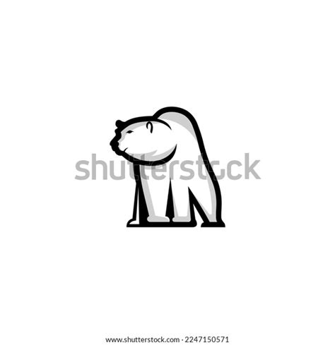 Polar Bear Logo Design Icon Bear Stock Vector Royalty Free 2247150571 Shutterstock