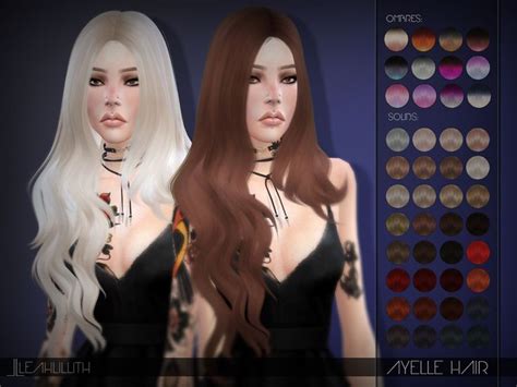 Lana CC Finds Ayelle Hair Sims Hair Sims 4 Womens Hairstyles