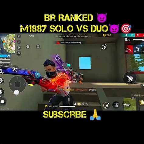 Solo Vs Duo👿👿m1887 Boom👿🎯br Ranked 👿🎯viral Freefire Shorts Youtube