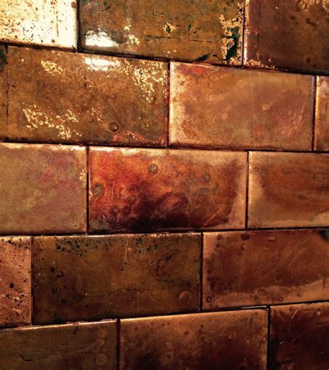 20 Hammered Copper Tile Backsplash The Urban Decor