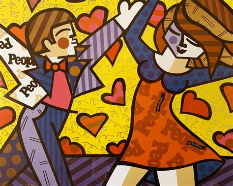 Untitled Lithograph By Romero Britto For Sale On Art Brokerage