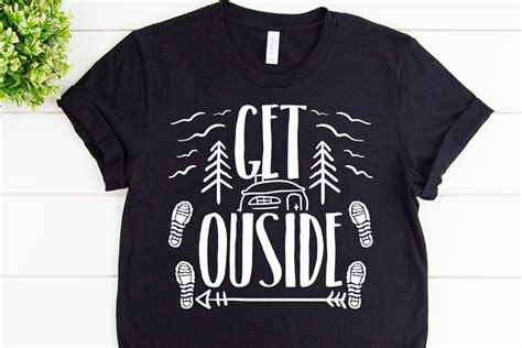 Get Outside Adventure Svg Design For Adventure Tshirt By Cuttingsvg