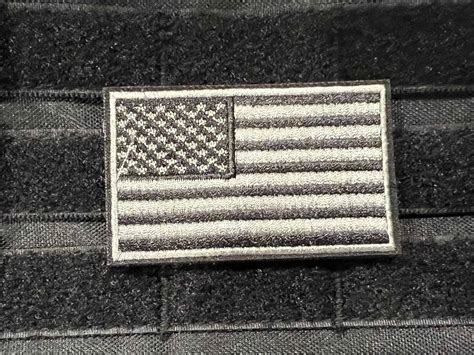 Colored US Flag Patch Velcro - Metallic Green - Archangel Tactical Gear