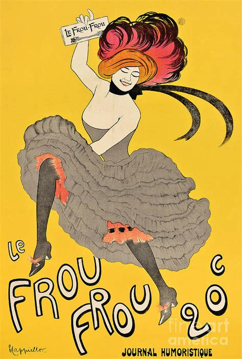 Vintage Poster Advertising The French Journal Le Frou Frou Painting By