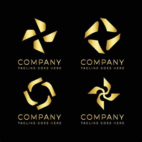 Free Vector Company Logo Set Design Ideas Vector Art At Vecteezy