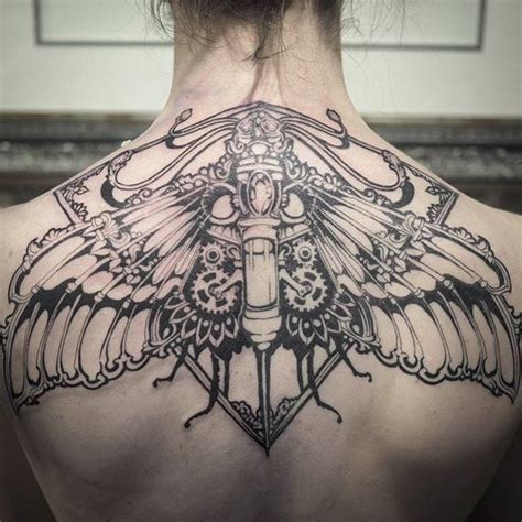 Steampunk Angel Wings Tattoo