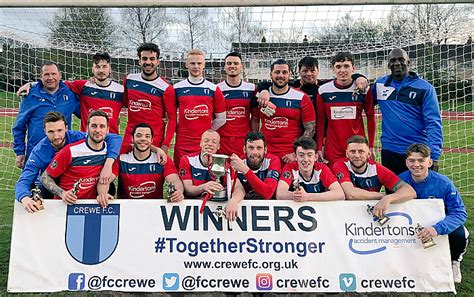 Crewe Fc Celebrate Victory In Fa Sunday Cup Final Nantwich News