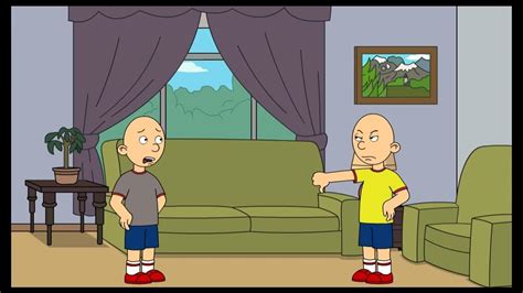 Classic Caillou Gets Grounded For Nothing Youtube