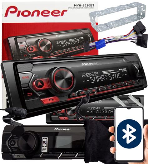 Pioneer Mocne Radio Samochodowe 4x50w Bluetooth Sklep Opinie Cena W